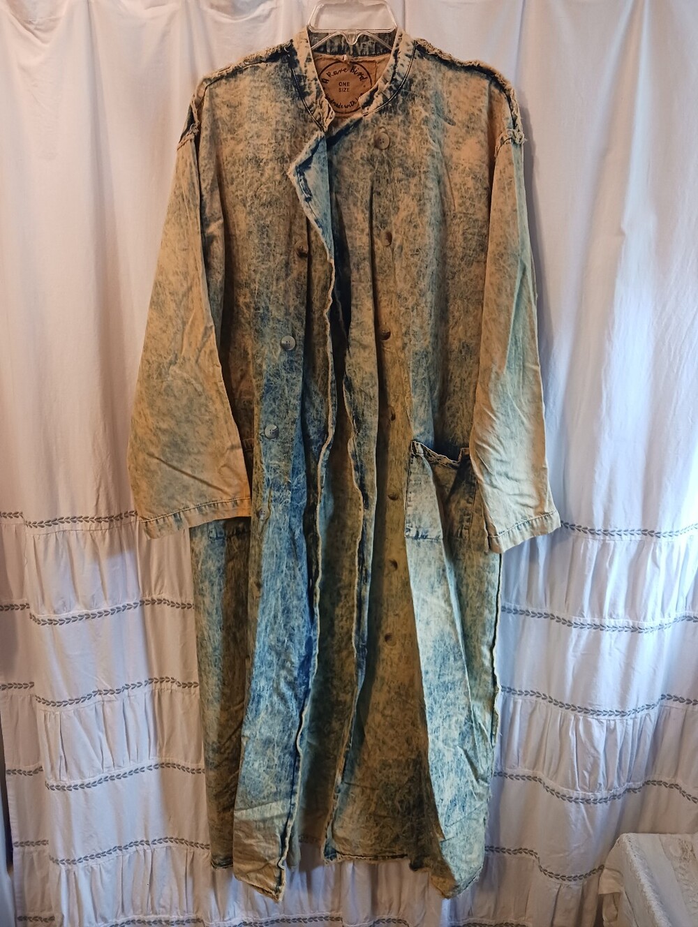 A Rare Bird Vintage 80s Duster One Size Hobo Chic Theatrical Eccentric Unique